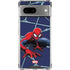 Marvel Spiderman Crawling Spiderman Google Pixel 8 Clear Case